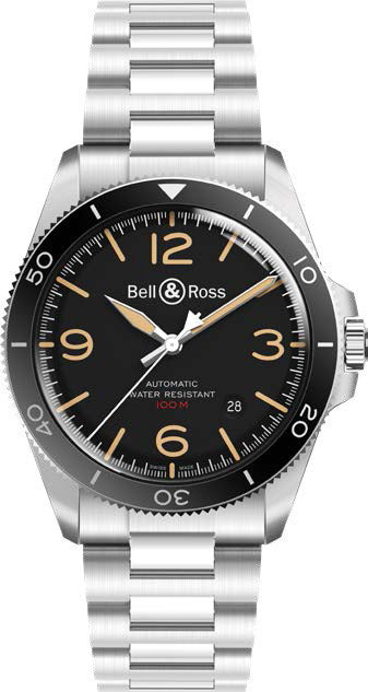 Bell & Ross Watch Vintage BR V2-92 Steel Heritage Bracelet