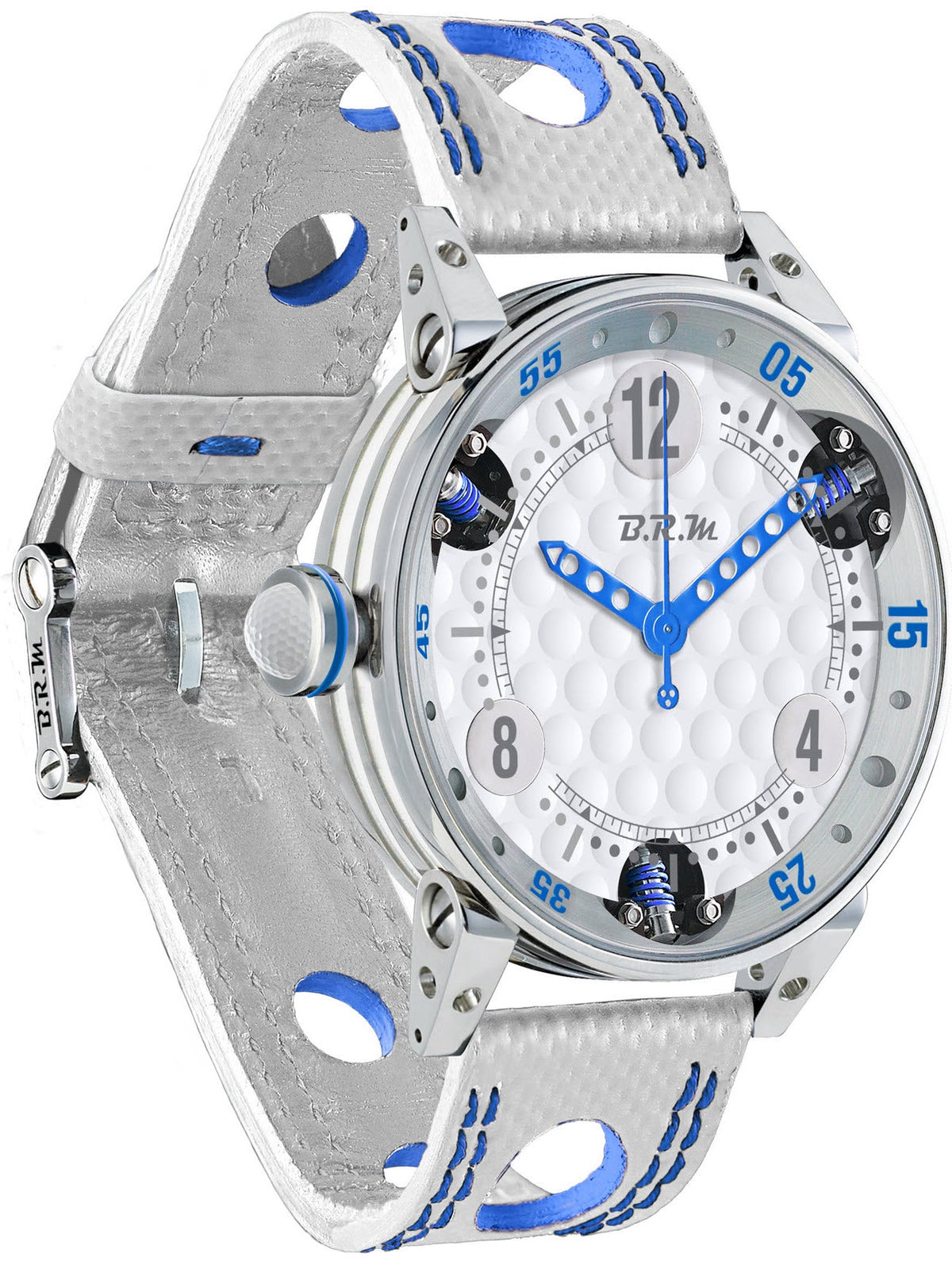 B.R.M Watch Golf Master Mens Dark Blue Hands