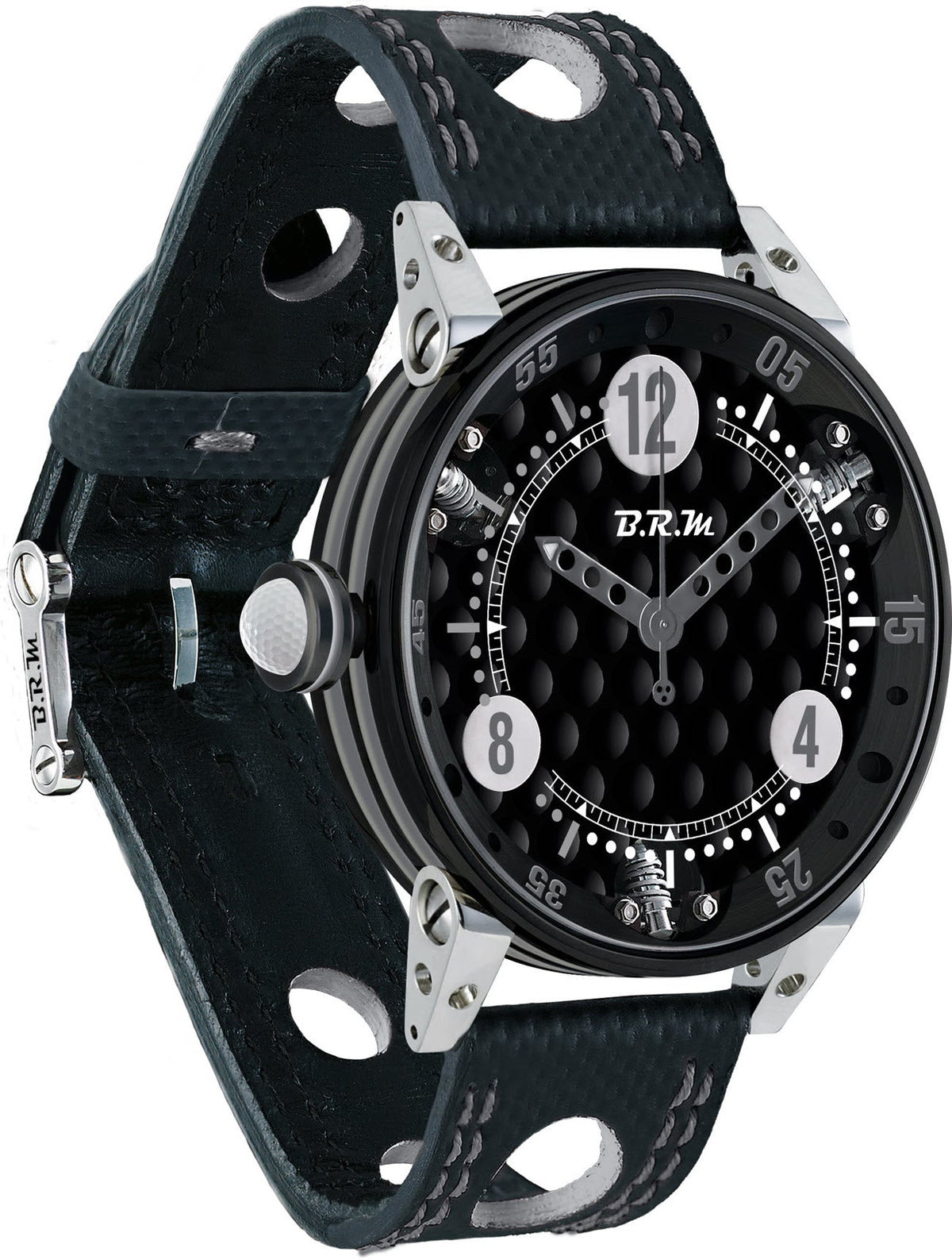 B.R.M Watch Golf Master Mens Mens Grey Hands