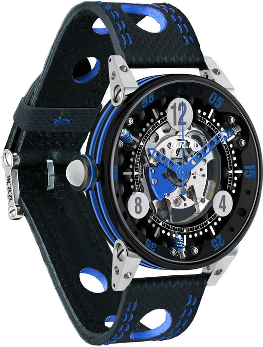 B.R.M Watch Golf Master Mens Dark Blue Hands