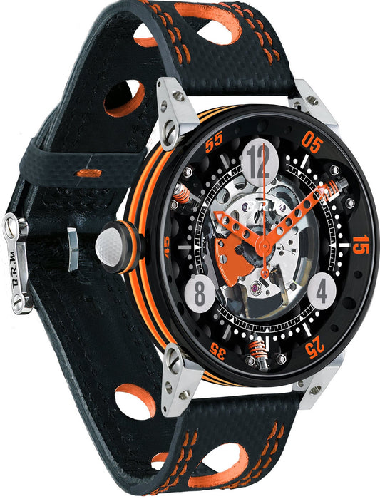 B.R.M Watch Golf Master Mens Orange Hands