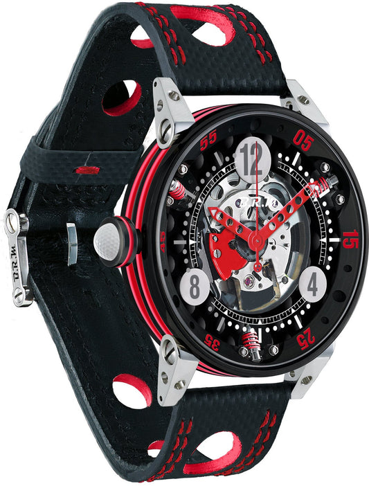 B.R.M Watch Golf Master Mens Red Hands