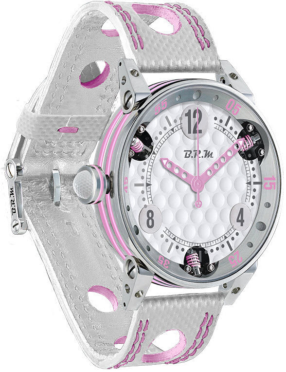 B.R.M Watch Golf Master Ladies Light Pink Hands