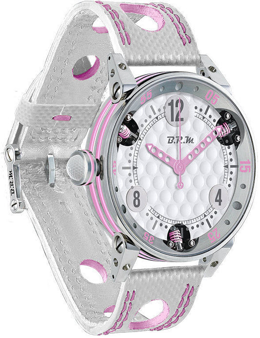 B.R.M Watch Golf Master Ladies Light Pink Hands