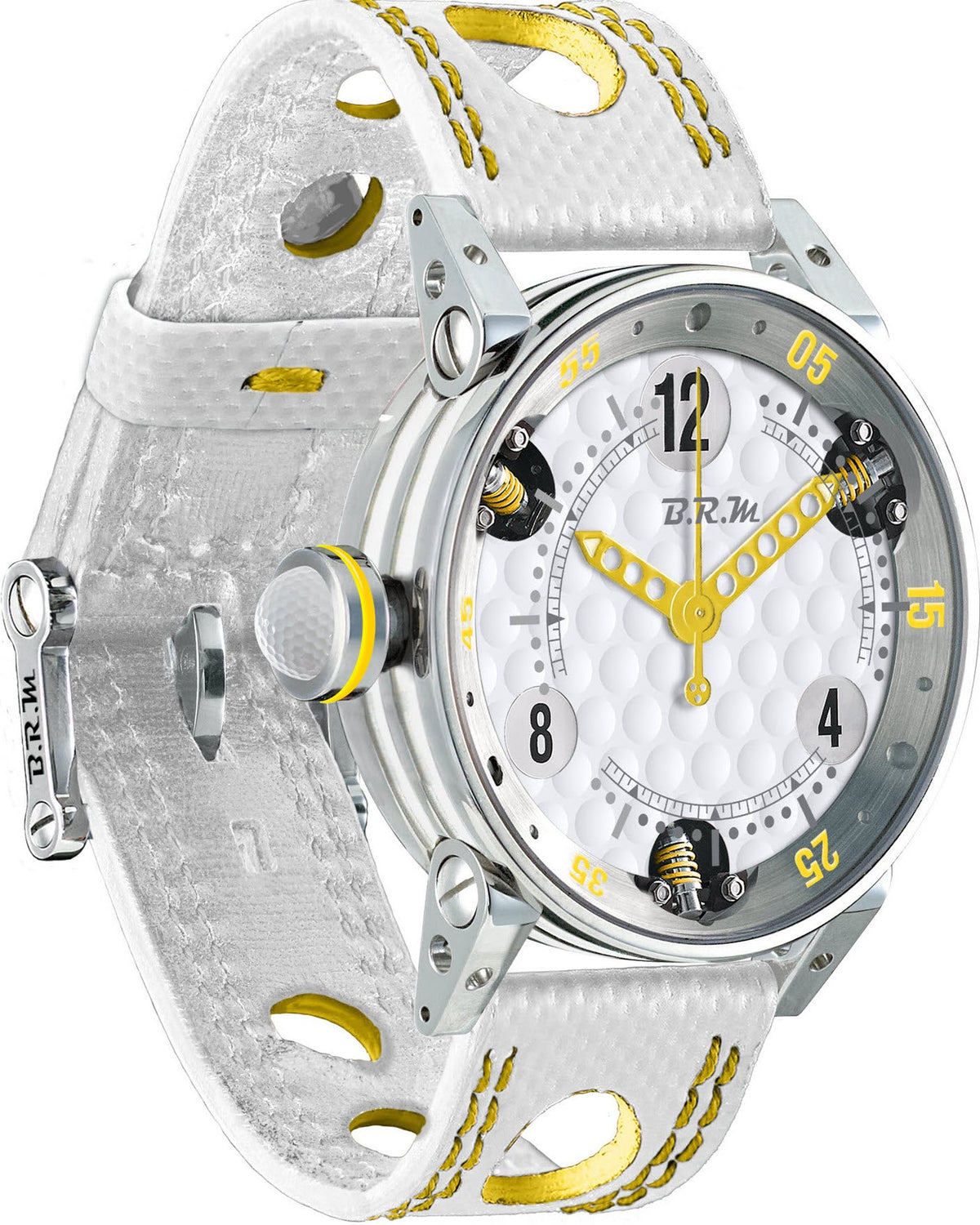 B.R.M Watch Golf Master Ladies Yellow Hands