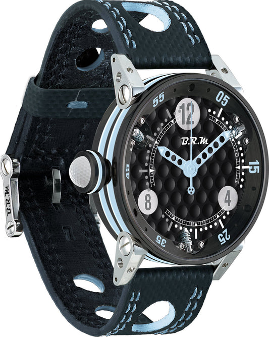 B.R.M Watch Golf Master Ladies Light Blue Hands