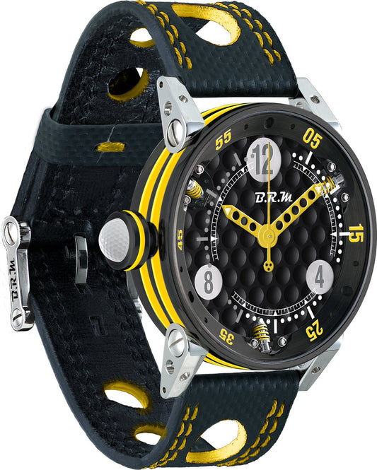B.R.M Watch Golf Master Ladies Yellow Hands