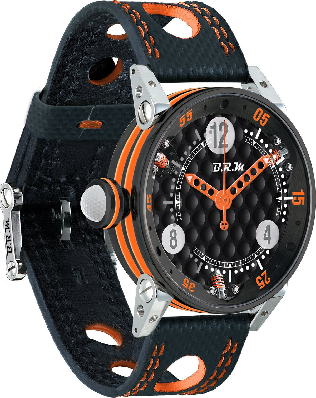 B.R.M Watch Golf Master Ladies Orange Hands