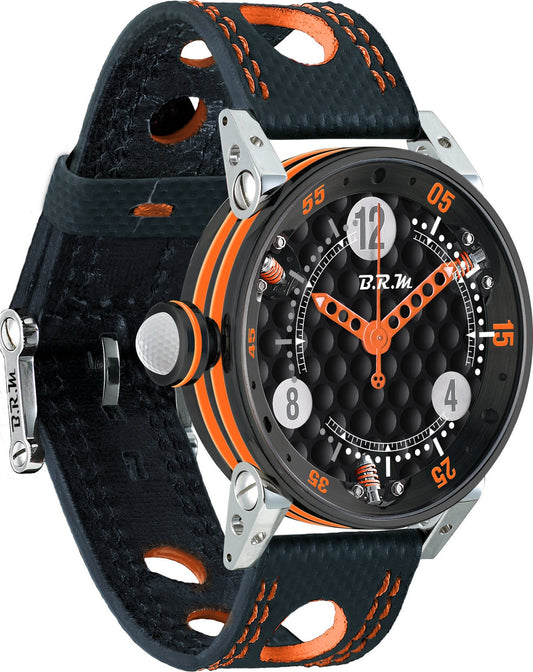 B.R.M Watch Golf Master Ladies Orange Hands