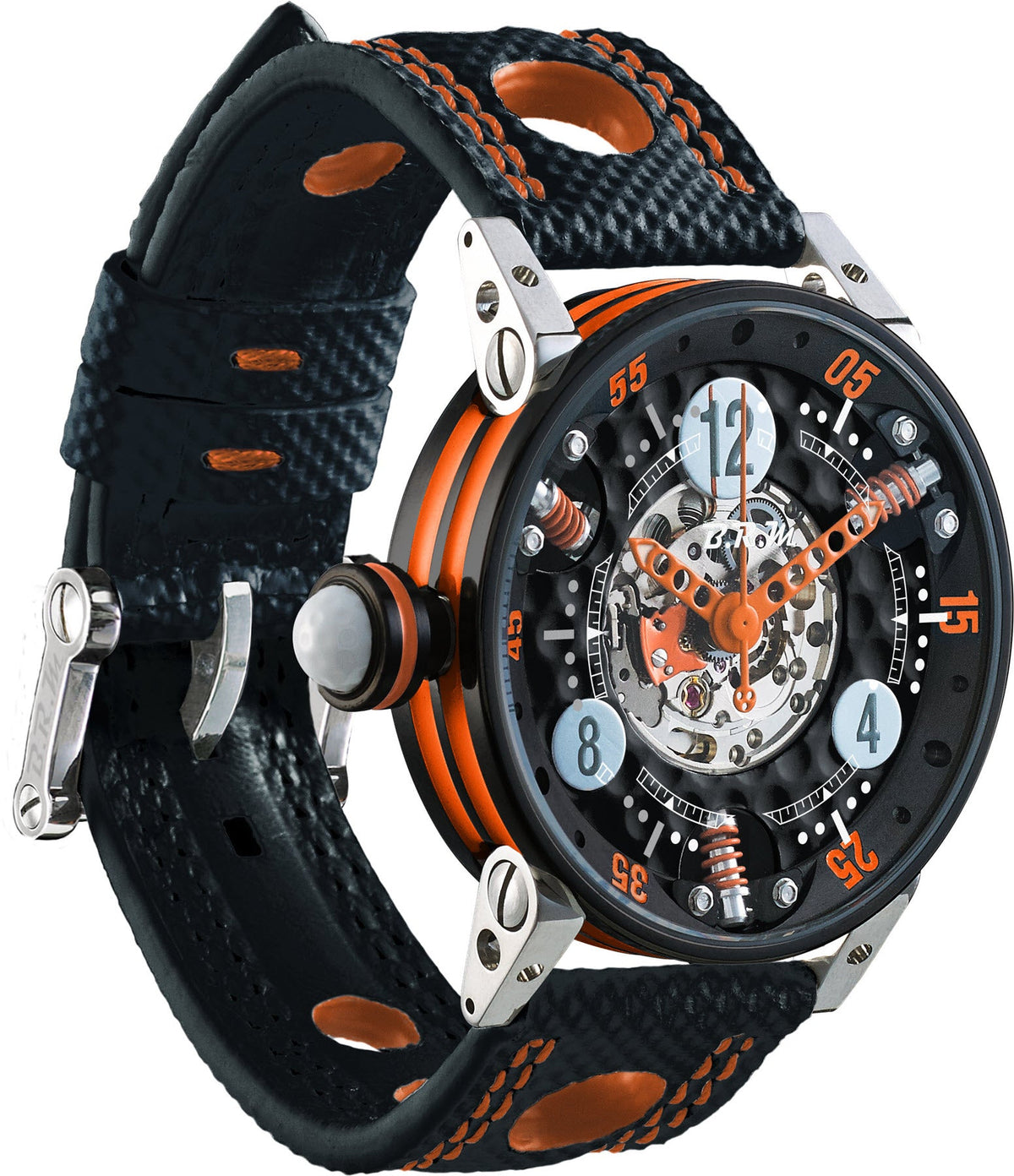 B.R.M Watch Golf Master Ladies Orange Hands