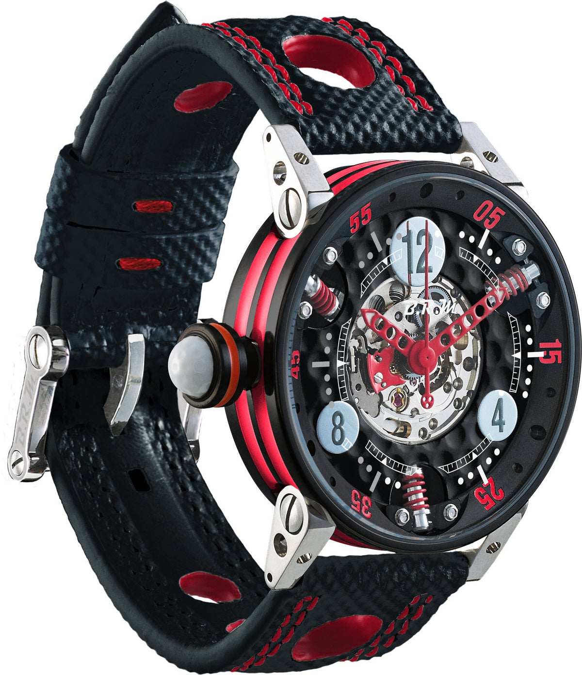 B.R.M Watch Golf Master Ladies Red Hands
