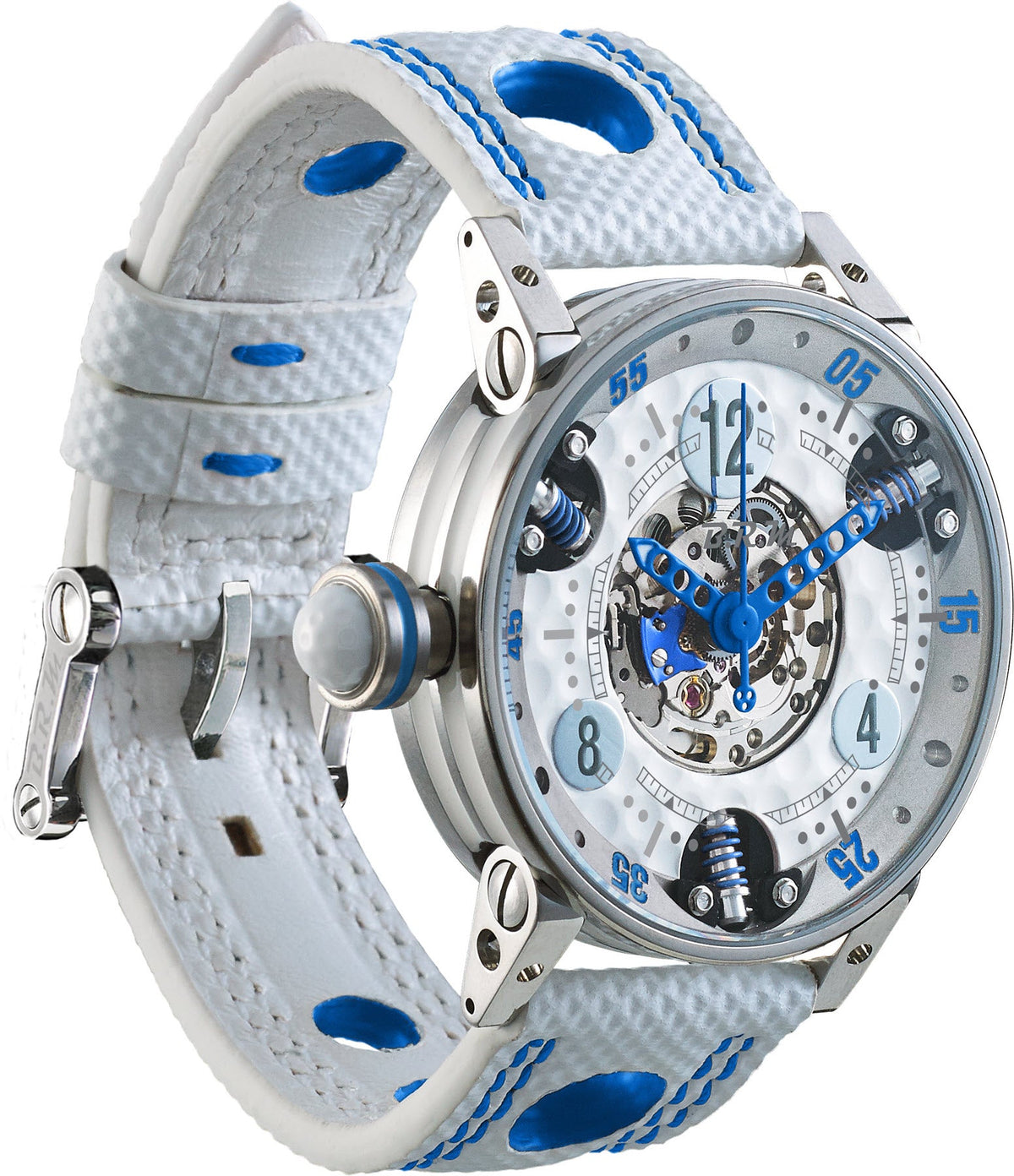 B.R.M Watch Golf Master GF7-38-SA-SQ-ABLF Ladies Dark Blue Hands