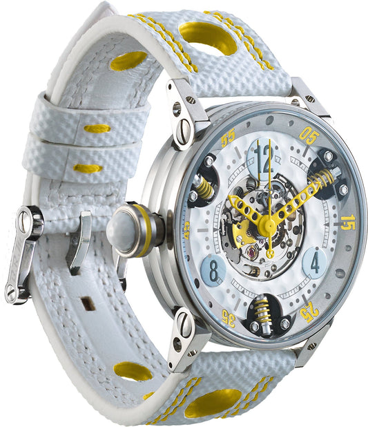 B.R.M Watch Golf Master GF7-38-SA-SQ-AJ Ladies Yellow Hands