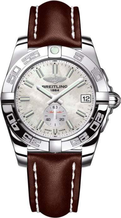 Breitling Watch Galactic 36 Automatic Mother of Pearl