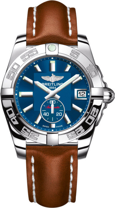 Breitling Watch Galactic 36 Automatic Gun Blue