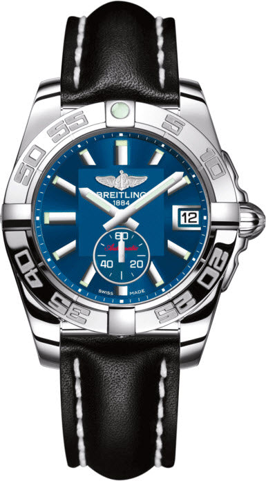 Breitling Watch Galactic 36 Automatic Gun Blue