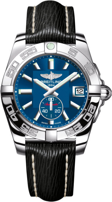 Breitling Watch Galactic 36 Automatic Gun Blue