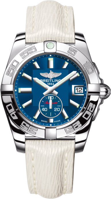 Breitling Watch Galactic 36 Automatic Gun Blue