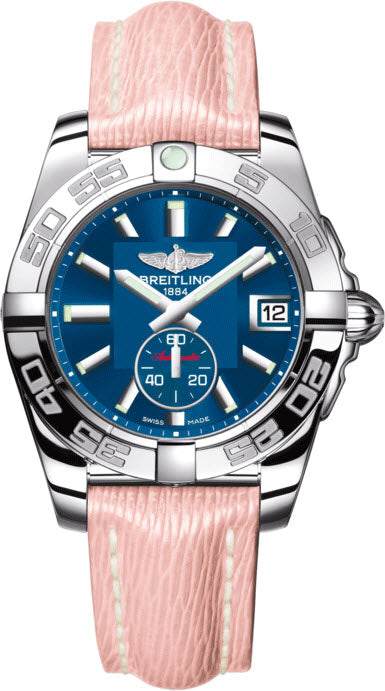 Breitling Watch Galactic 36 Automatic Gun Blue
