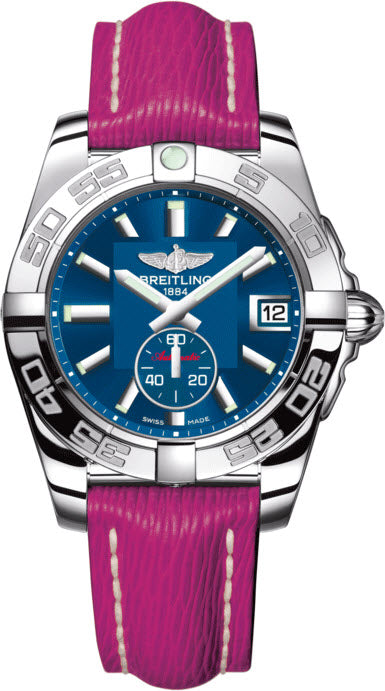 Breitling Watch Galactic 36 Automatic Gun Blue