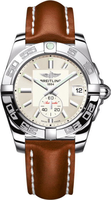 Breitling Watch Galactic 36 Automatic Stratus Silver