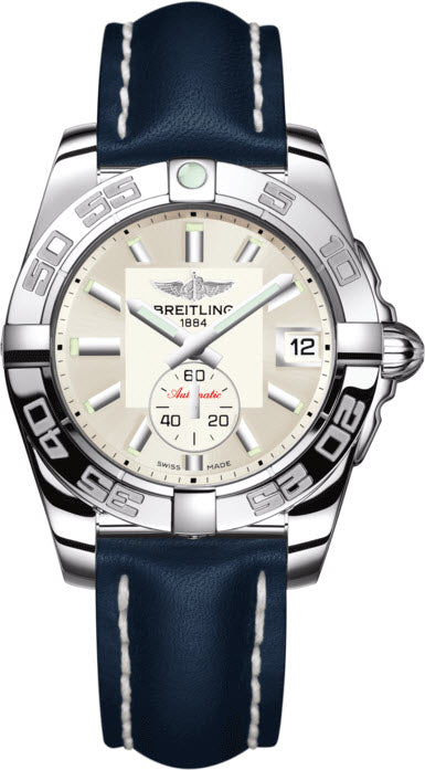 Breitling Watch Galactic 36 Automatic Stratus Silver
