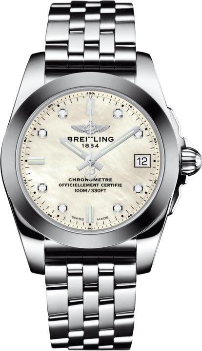 Breitling Watch Galactic 36 SleekT Pearl Diamond