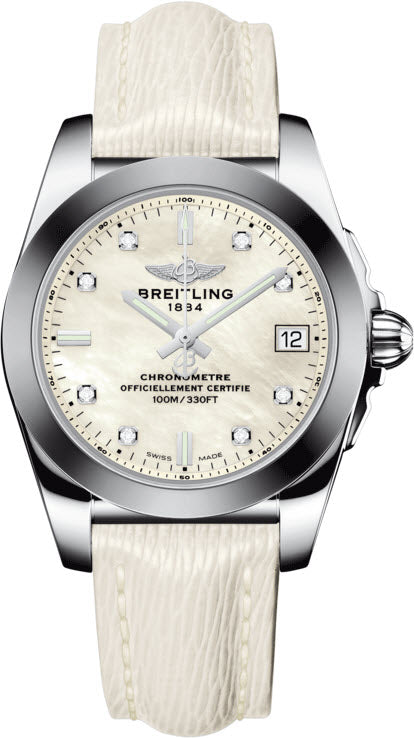 Breitling Watch Galactic 36 SleekT Pearl Diamond