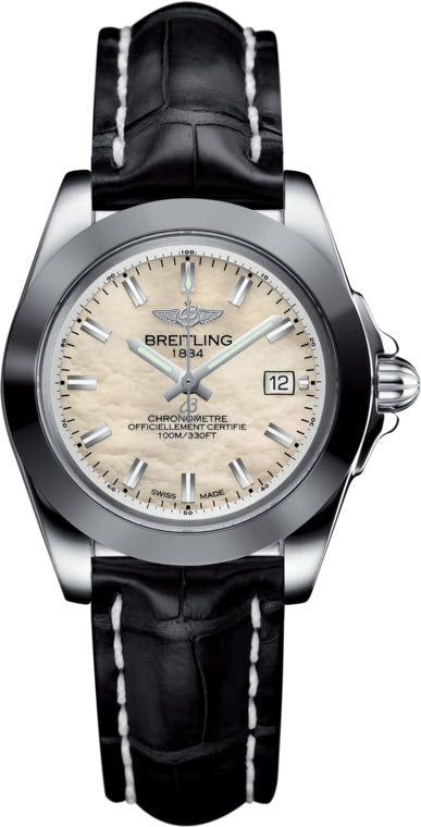 Breitling Watch Galactic 32 Sleek Edition Mother of Pearl