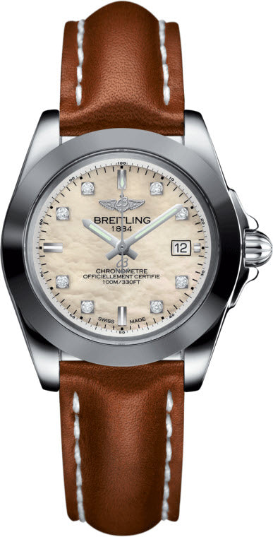 Breitling Watch Galactic 32 Sleek Edition Mother of Pearl