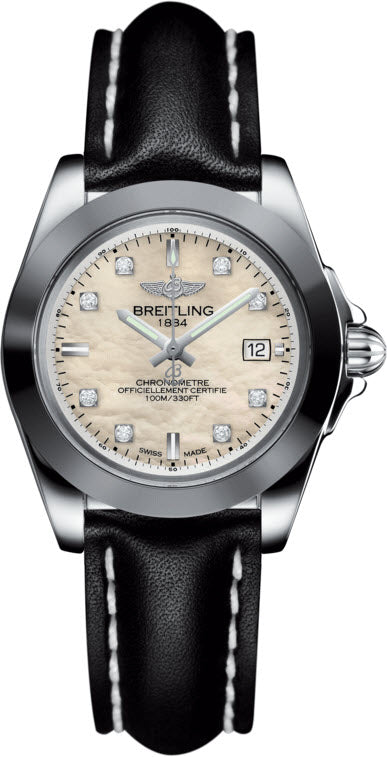 Breitling Watch Galactic 32 Sleek Edition Mother of Pearl