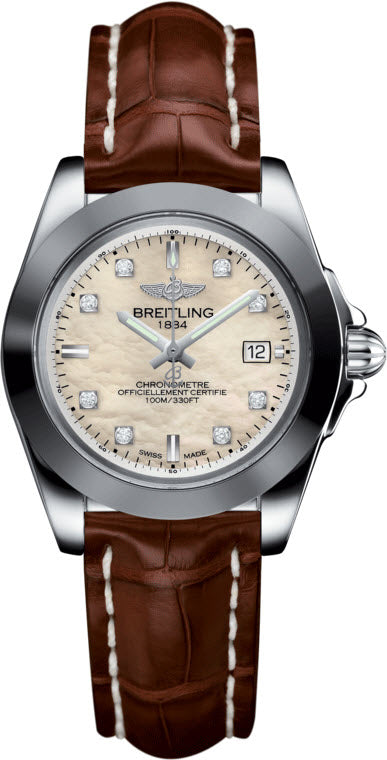 Breitling Watch Galactic 32 Sleek Edition Mother of Pearl