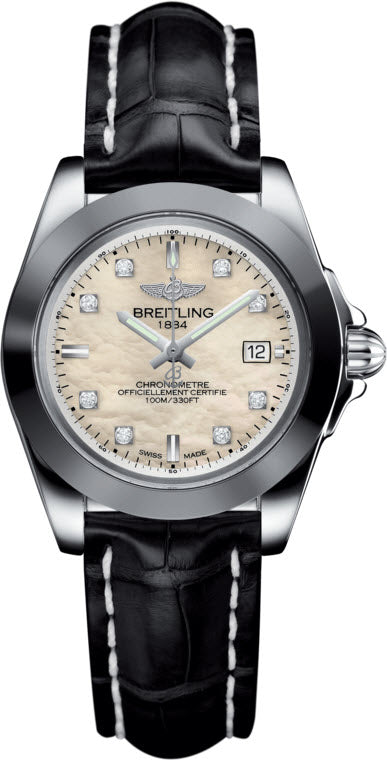 Breitling Watch Galactic 32 Sleek Edition Mother of Pearl