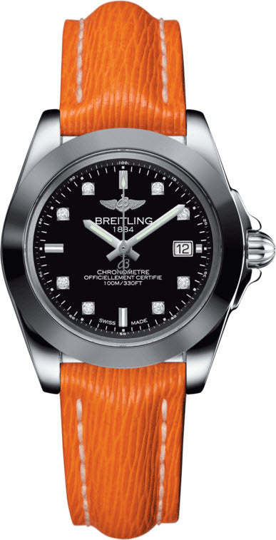Breitling Watch Galactic 32 Sleek Edition Trophy Black Diamond