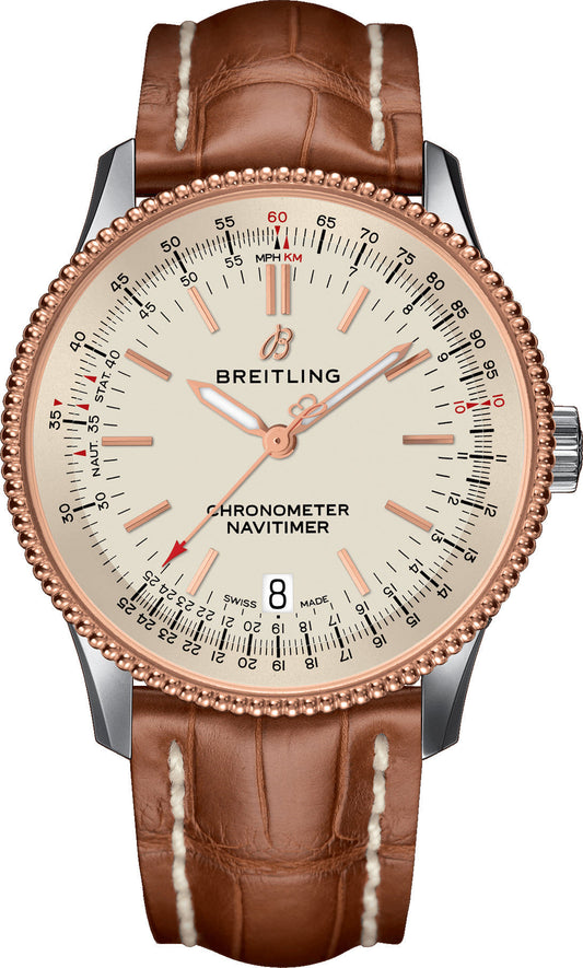 Breitling Watch Navitimer 1 Automatic 38 Croco Tang Type