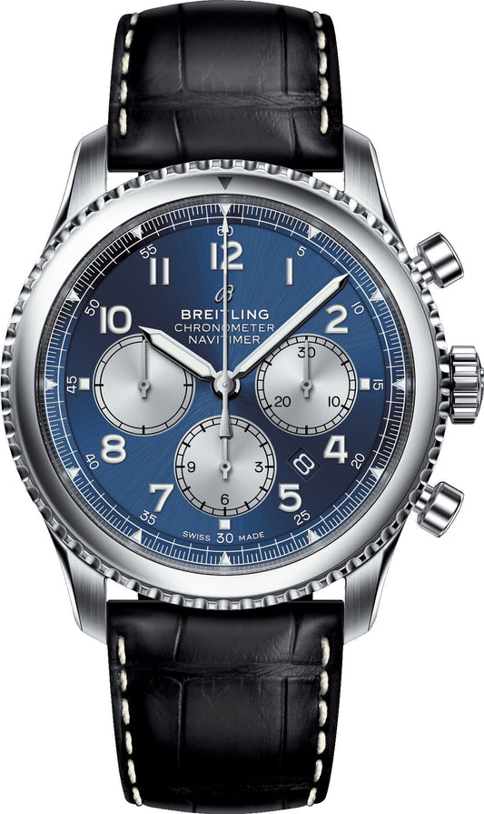 Breitling Watch Navitimer 8 B01 Chronograph 43 Croco Tang Type