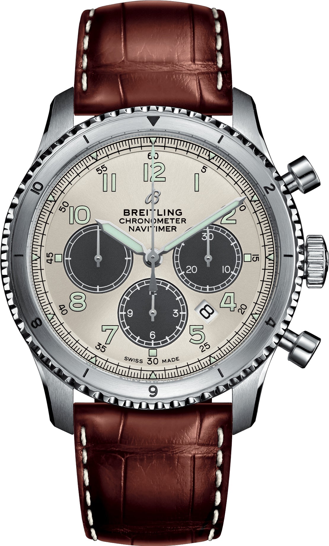 Breitling Watch Navitimer 8 B01 Chronograph 43 Croco Tang Type