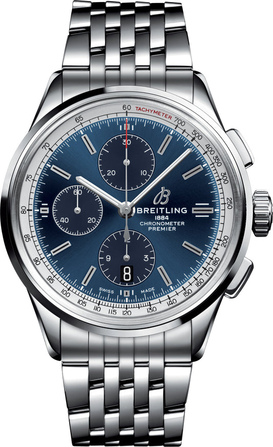 Breitling Watch Premier Chronograph 42 Steel Navitimer
