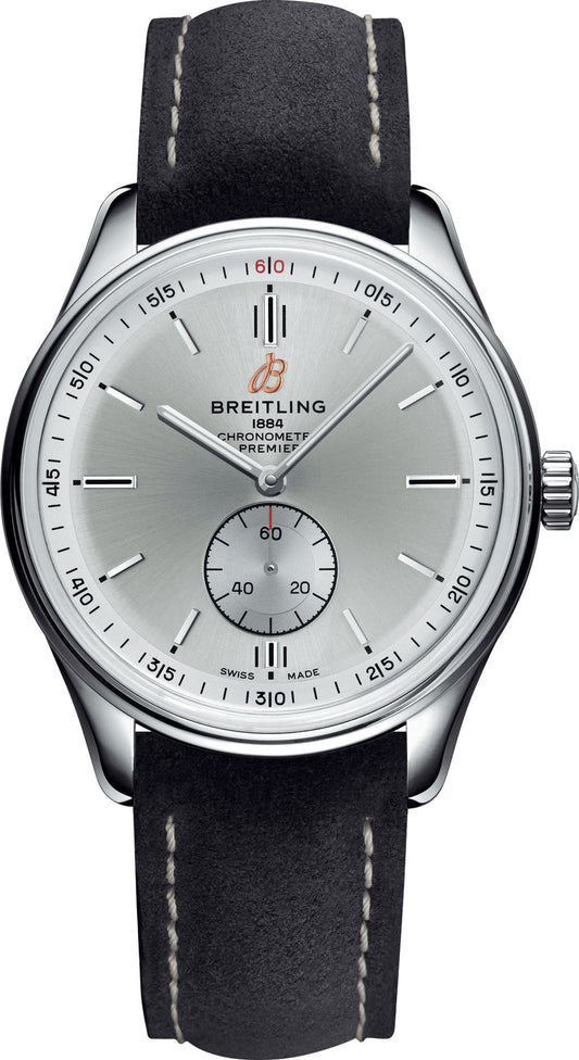 Breitling Watch Premier Automatic 40 Anthracite Nubuck Tang