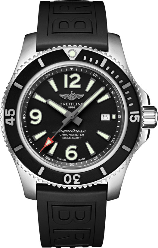 Breitling Watch Superocean Automatic 44 Black Diver Pro III Tang Type