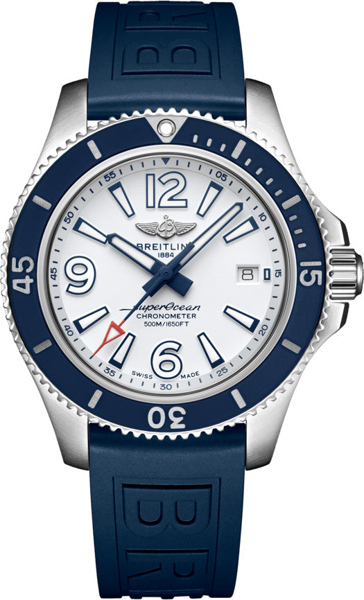 Breitling Watch Superocean Automatic 42 White Diver Pro III Tang Type