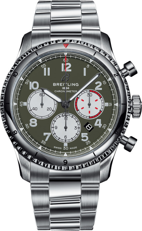 Breitling Watch Aviator 8 B01 Chronograph 43 Curtiss P-40 Warhawk Professional III