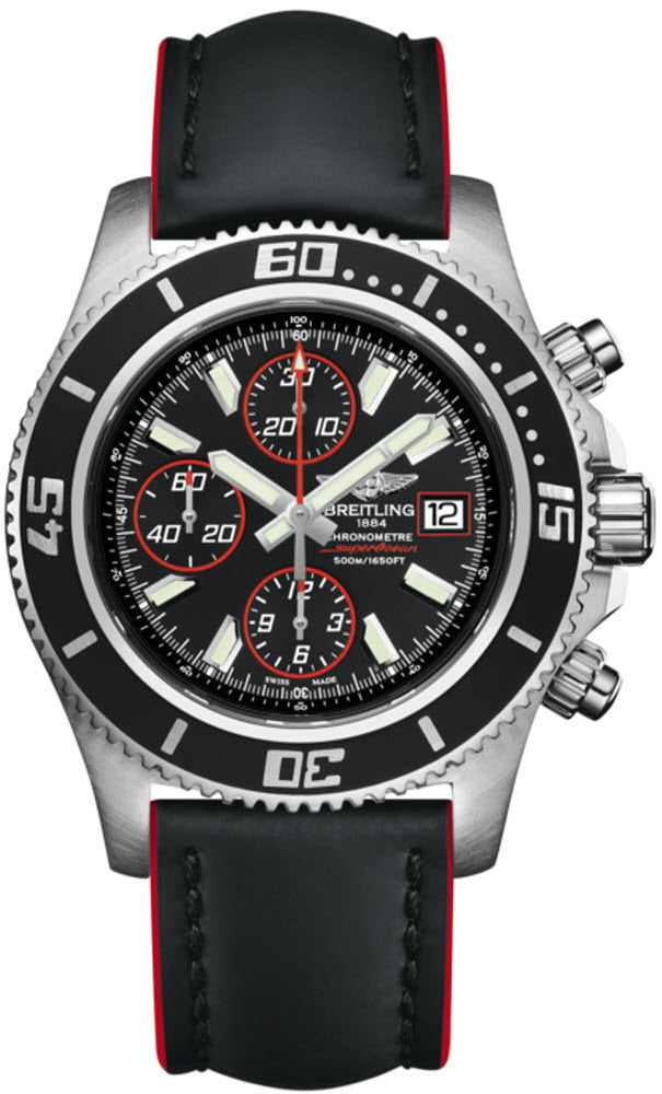 Breitling Watch Superocean Chronograph Abyss Red