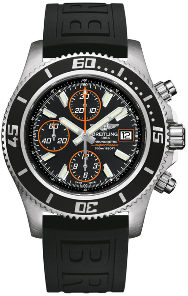 Breitling Watch Superocean Chronograph Abyss Orange