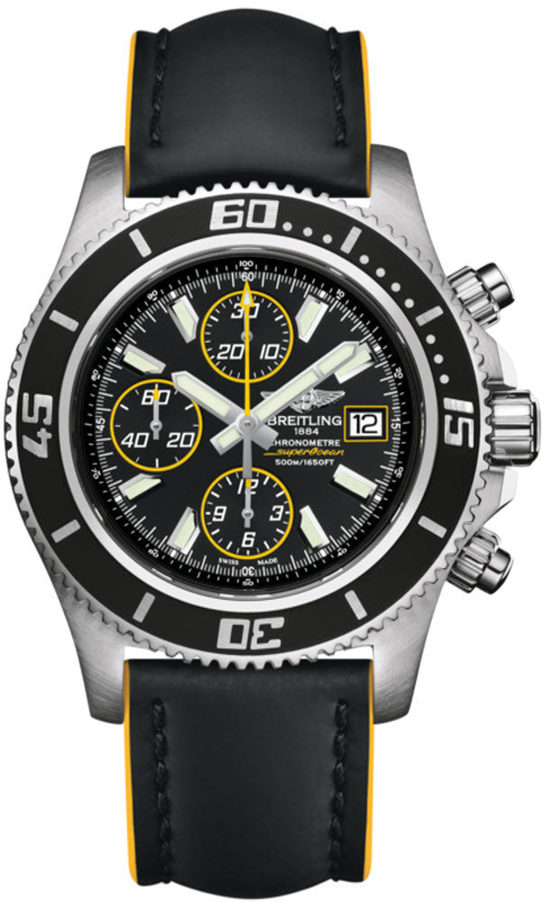 Breitling Watch Superocean Chronograph Abyss Yellow