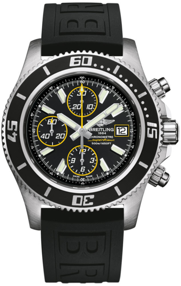 Breitling Watch Superocean Chronograph Abyss Yellow