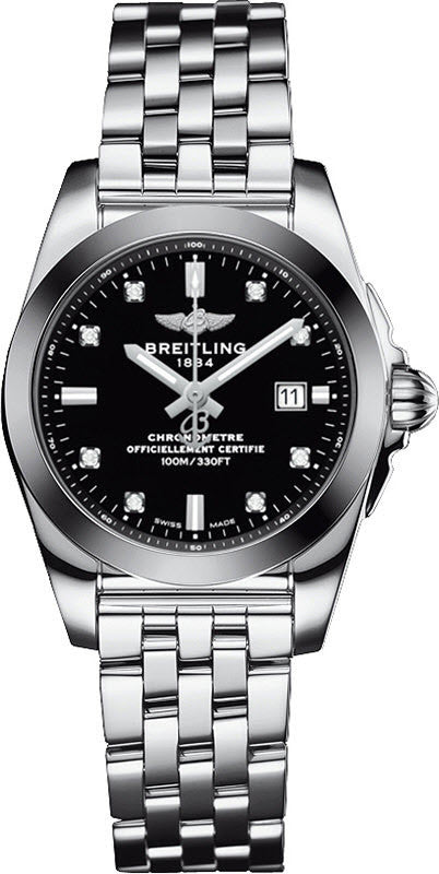 Breitling Watch Galactic 29 Sleekt Black Trophy Pilot Bracelet