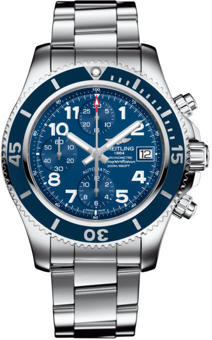 Breitling Watch Superocean Chronograph 42 Mariner Blue