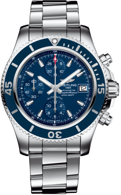 Breitling Watch Superocean Chronograph 42 Mariner Blue
