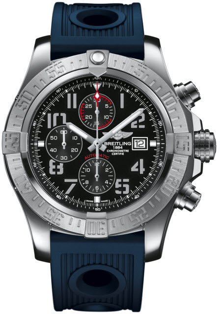Breitling Watch Super Avenger II Steel Volcano Black
